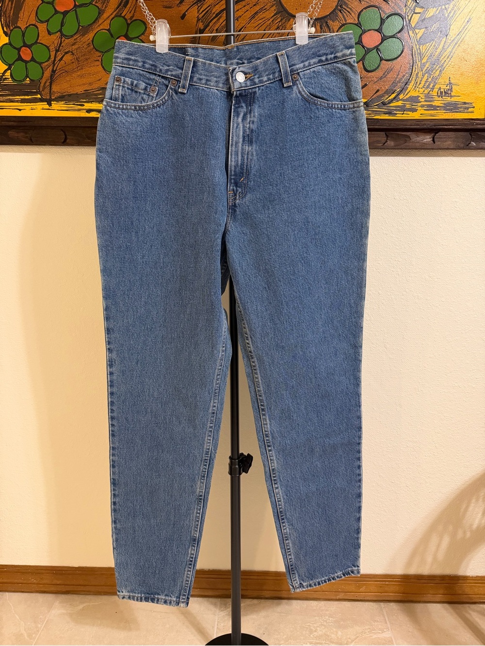 1990s Vintage Levi’s 512 Deadstock High Rise Tapered Leg Jeans